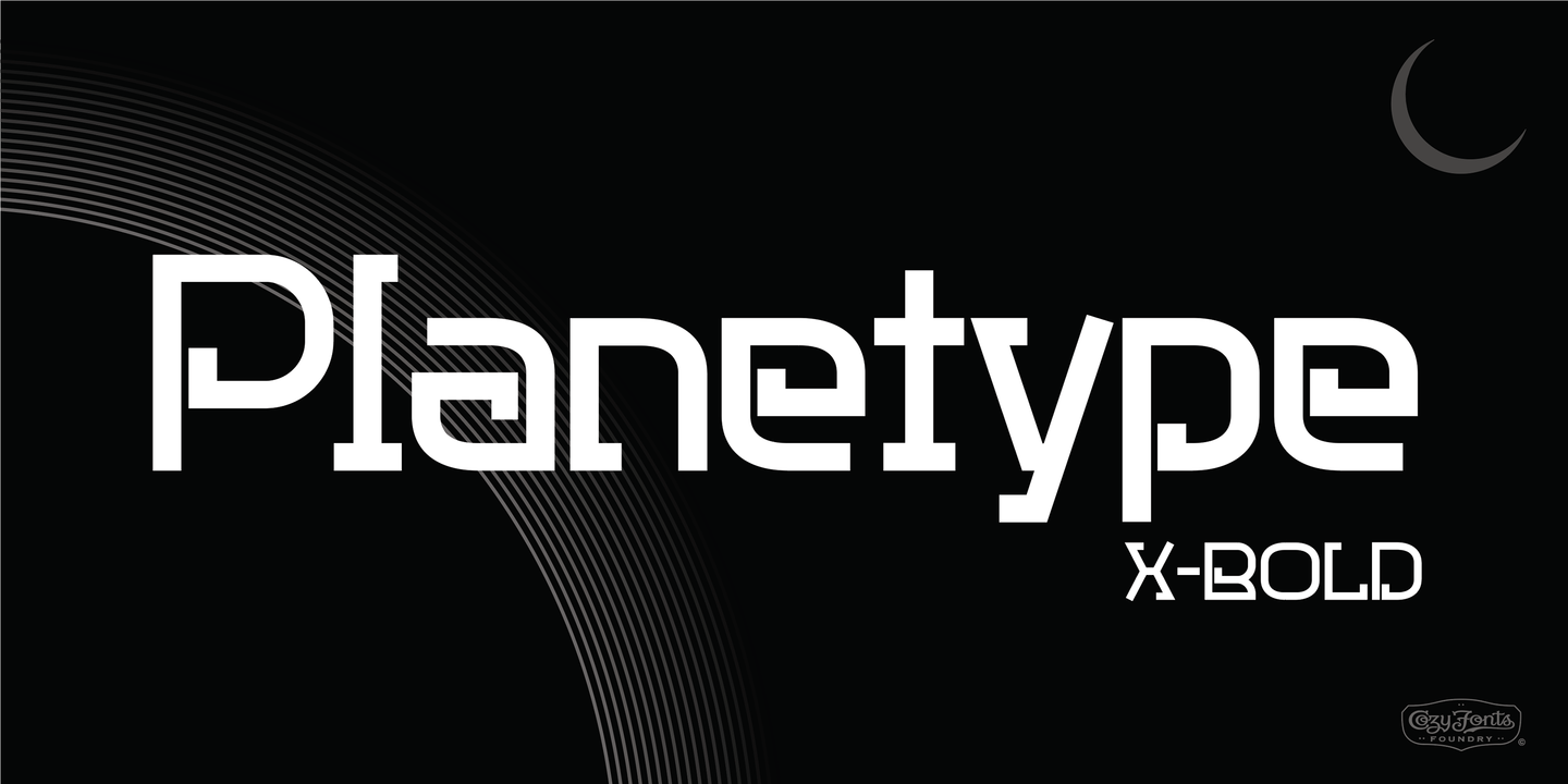 Example font Planetype #4
